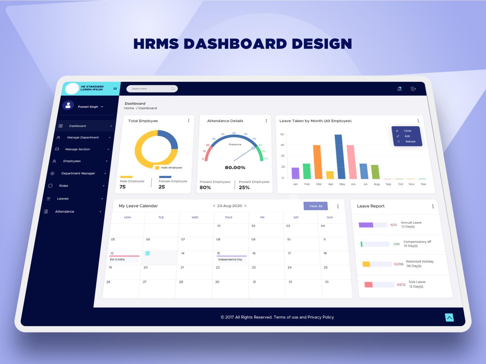 HRMS Dashboard